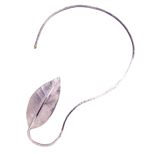 Liliana Reyes Osma 'At the end of the Way' 2004 Neckpiece - silver, gold