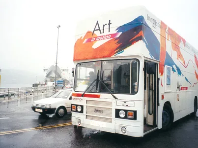 6.53 'Brooching the Subject' 2003. Installation; Travelling Gallery Exterior