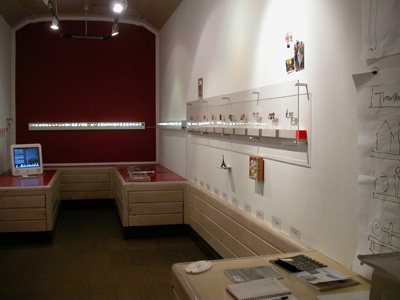 6.56 'Brooching the Subject' 2003. Installation; Travelling Gallery Interior
