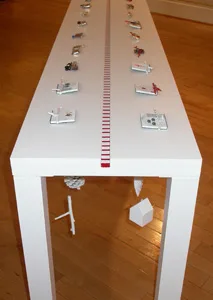 7.45 'End of the Line' 2004 Installation; Roger Billcliffe Gallery, Glasgow